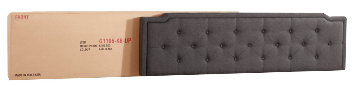 Queen Fabric Upholstered Foam Filled Bed Frame - Omega Lifestyles