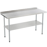Stainless Steel 24x60 Inch Adjustable Prep Table
