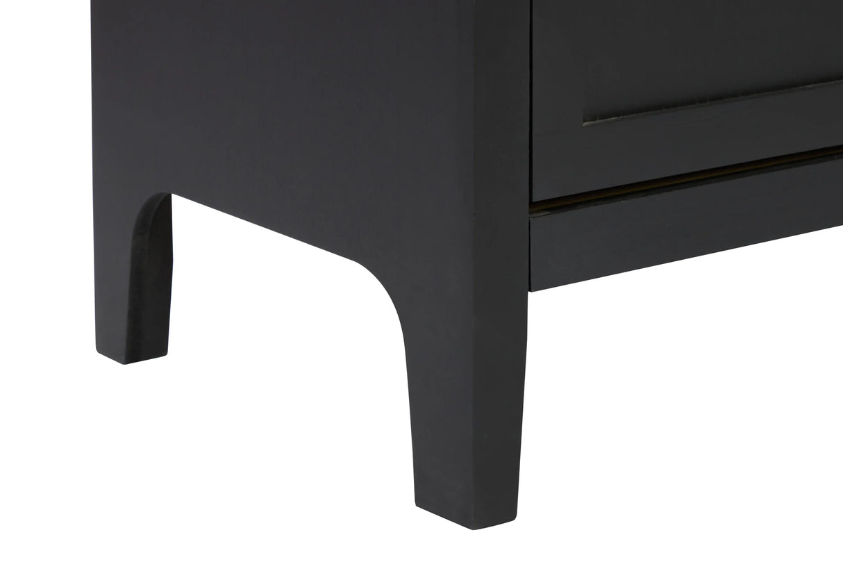 Mid-Century Modern Arched 3-Tier Storage Bookcase - Omega Lifestyles