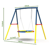 Heavy Duty Steel Flying Saucer Swing Set - Omega Lifestyles