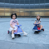 12V Kids Electric Ride-On Wiggle Car With Bluetooth Lights - Omega Lifestyles