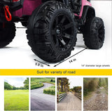 12V Pink 2-Seater Kids Electric Ride-On Car Truck - Omega Lifestyles