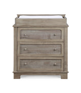 Rustic Green Solid Wood 3 Drawer Dresser - Omega Lifestyles