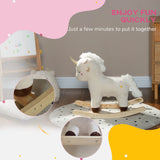 Plush Unicorn Toddler Rocking Horse With Sound - Omega Lifestyles