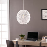 Round Woven Rattan Pendant Lamp Shade Lighting