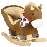 Wooden Baby Rocking Horse With Realistic Sounds - Omega Lifestyles