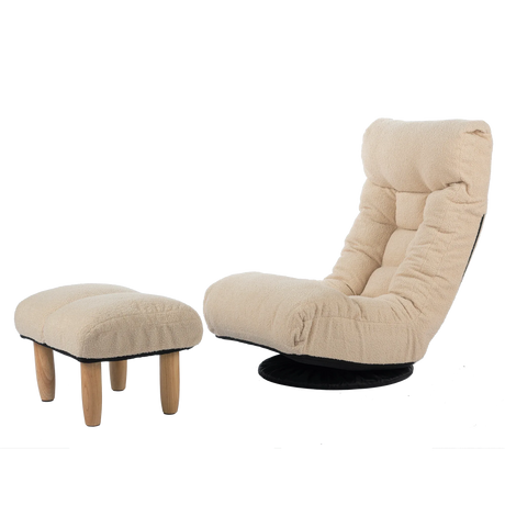 Adjustable Japanese Style Reclining Cotton Sofa Chair - Omega Lifestyles