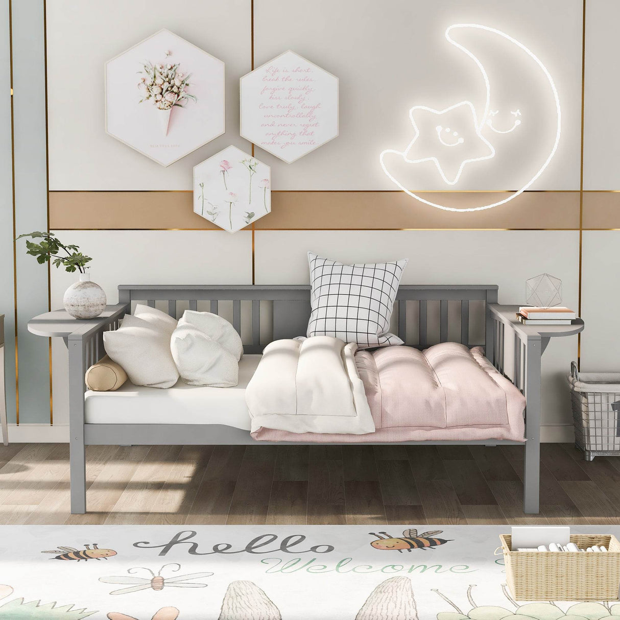 Full Full-Size Solid Wood Multi-Functional Daybed - Omega Lifestyles