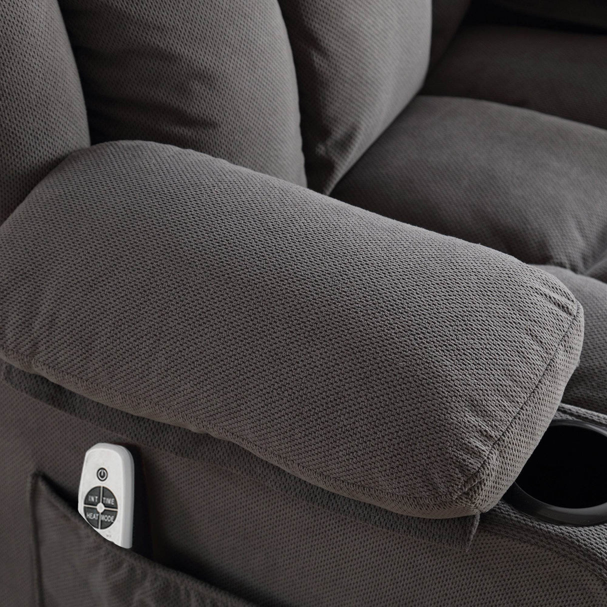 Soft Velvet Manual Swinging Massage Recliner Chair - Omega Lifestyles