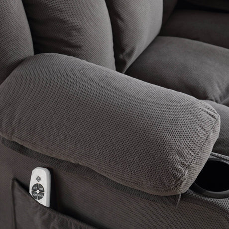 Soft Velvet Manual Swinging Massage Recliner Chair - Omega Lifestyles