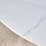 42-Inch Round Sintered Stone Dining Table With Chairs - Omega Lifestyles