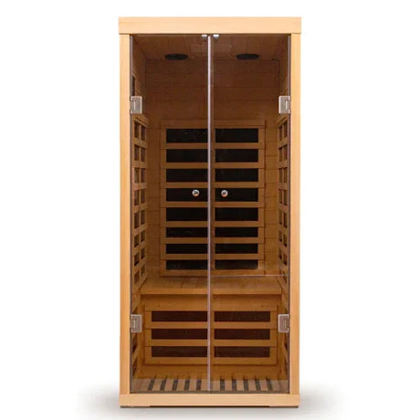 One Person Eastern Hemlock Low EMF Far-Infrared Sauna - Omega Lifestyles