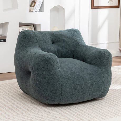 Large High-Density Foam Filled Teddy Bean Bag Chair - Omega Lifestyles