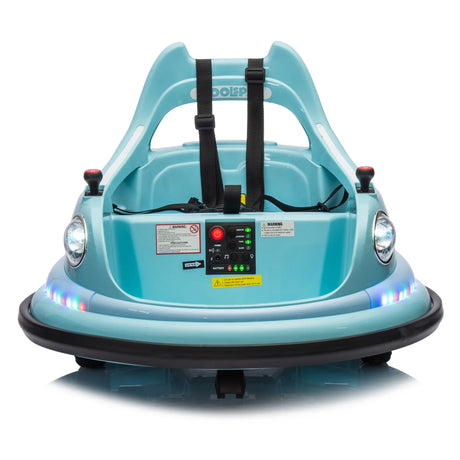 12V Remote Control Kids Bumper Car With LED Lights - Omega Lifestyles