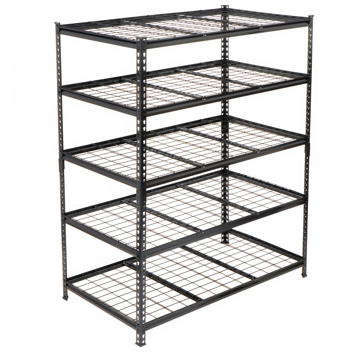 Heavy-Duty Adjustable Steel 5-Tier Storage Shelving Unit - Omega Lifestyles