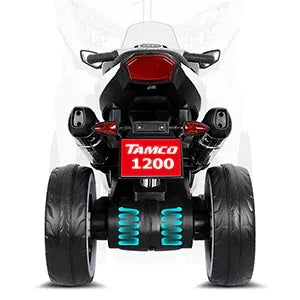 12V Rechargeable Kids Ride-On Motorcycle With Lights - Omega Lifestyles