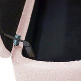 Pink Faux Fur Upholstered Storage Bench With Gold Legs - Omega Lifestyles