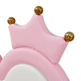 Twin Upholstered Extendable Daybed With Crown Headboard And LED Lights - Omega Lifestyles