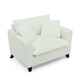 Corduroy Foam Lazyman Single-Person Sofa Chair - Omega Lifestyles