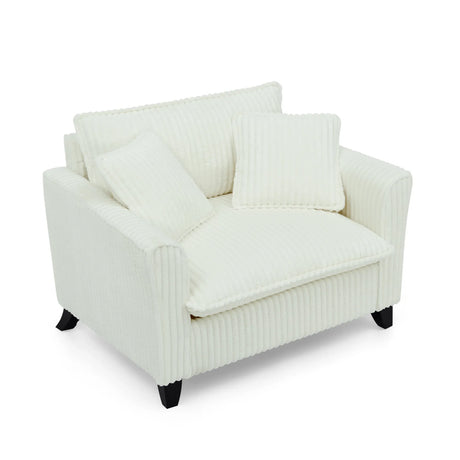 Corduroy Foam Lazyman Single-Person Sofa Chair - Omega Lifestyles