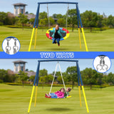 Heavy Duty Steel Flying Saucer Swing Set - Omega Lifestyles