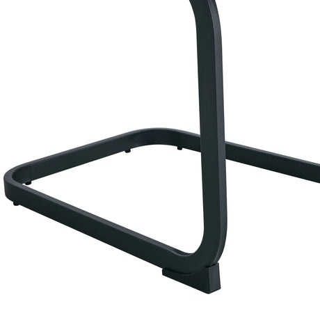 Wood-Textured MDF Dining Table Set With 4 Fabric Chairs - Omega Lifestyles