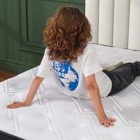 Medium 10-Inch Cooling Gel Memory Foam Hybrid Queen Mattress - Omega Lifestyles