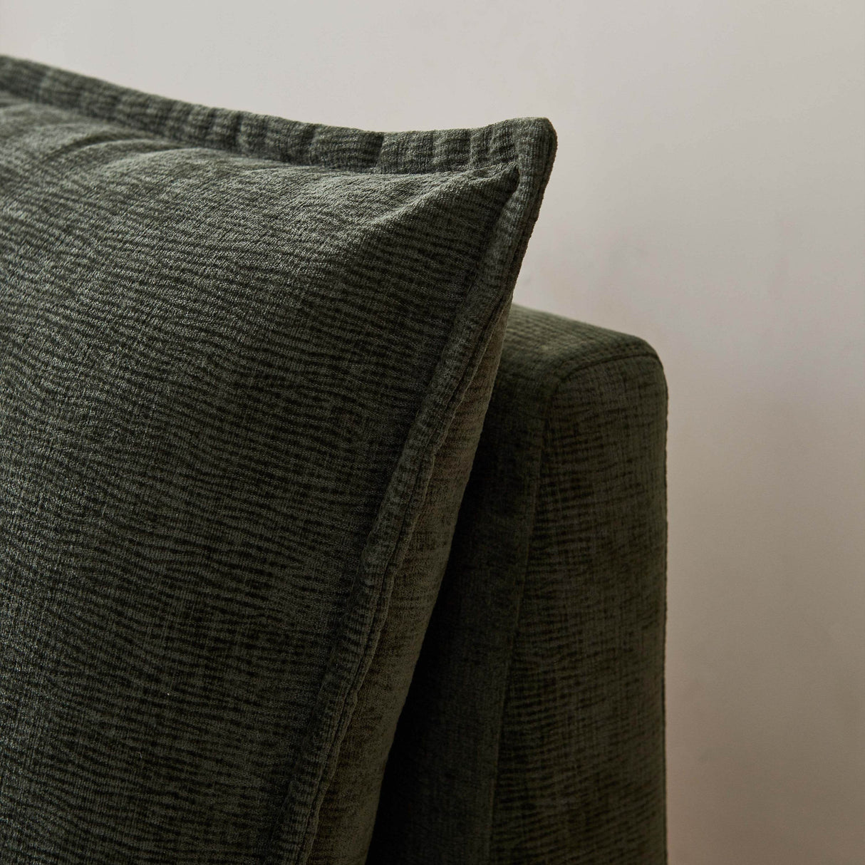 Medium-Soft Chenille Upholstered Armless Accent Chair - Omega Lifestyles