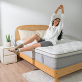 Medium 14-Inch Cooling Gel Memory Foam Hybrid Mattress - Omega Lifestyles