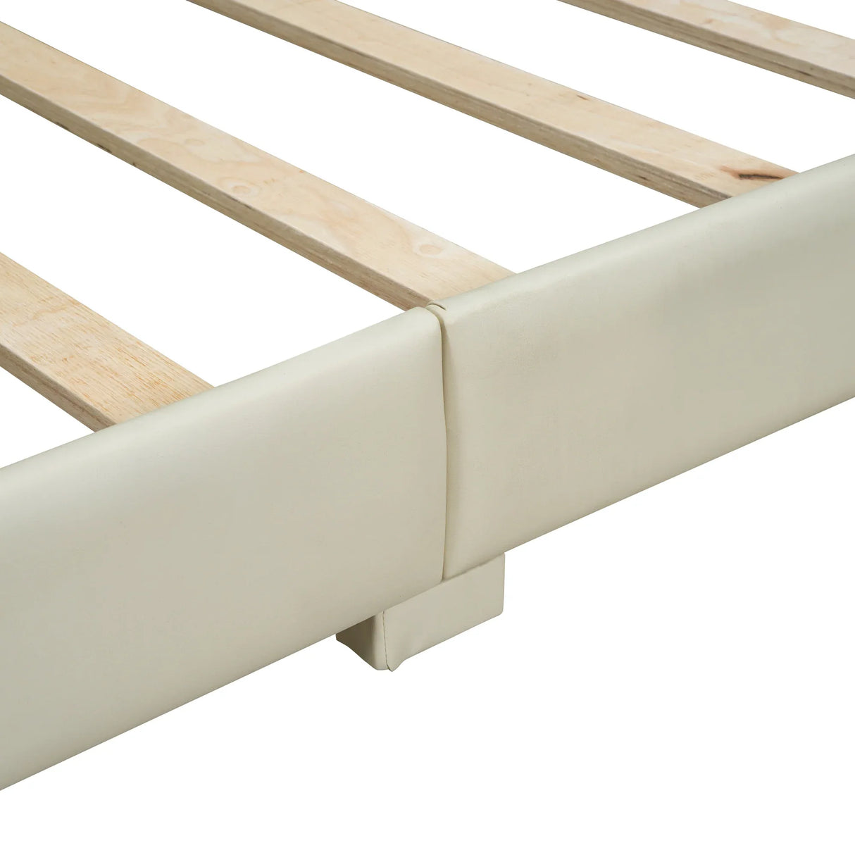 Queen Twin XL Upholstered PU Leather Platform Bed Set - Omega Lifestyles