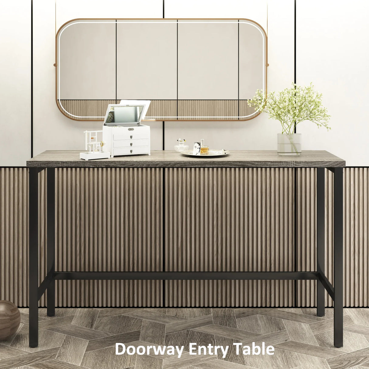 4-Piece Gray Counter Height Dining Table Set With Stools - Omega Lifestyles