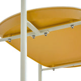 Antique Yellow Artsy Mobile Kitchen Storage Cart - Omega Lifestyles