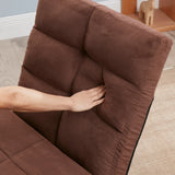 Adjustable Fold-Down Metal Frame Sofa Bed With Pillow - Omega Lifestyles