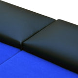 73-Inch Foldable Felt Oval Casino Game Poker Table - Omega Lifestyles