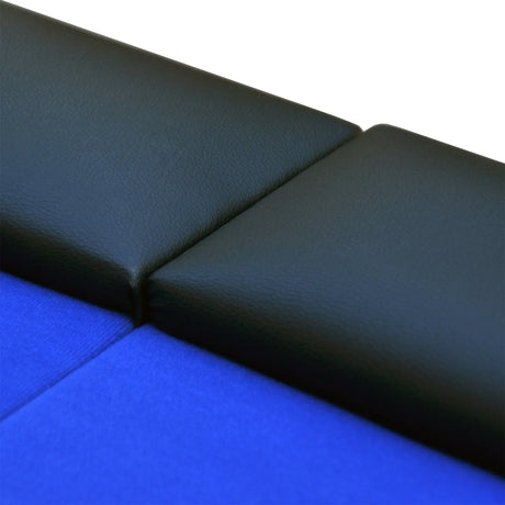 73-Inch Foldable Felt Oval Casino Game Poker Table - Omega Lifestyles