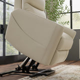 Faux Leather Power Lift Recliner Chair With USB Charging - Omega Lifestyles
