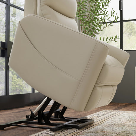 Faux Leather Power Lift Recliner Chair With USB Charging - Omega Lifestyles