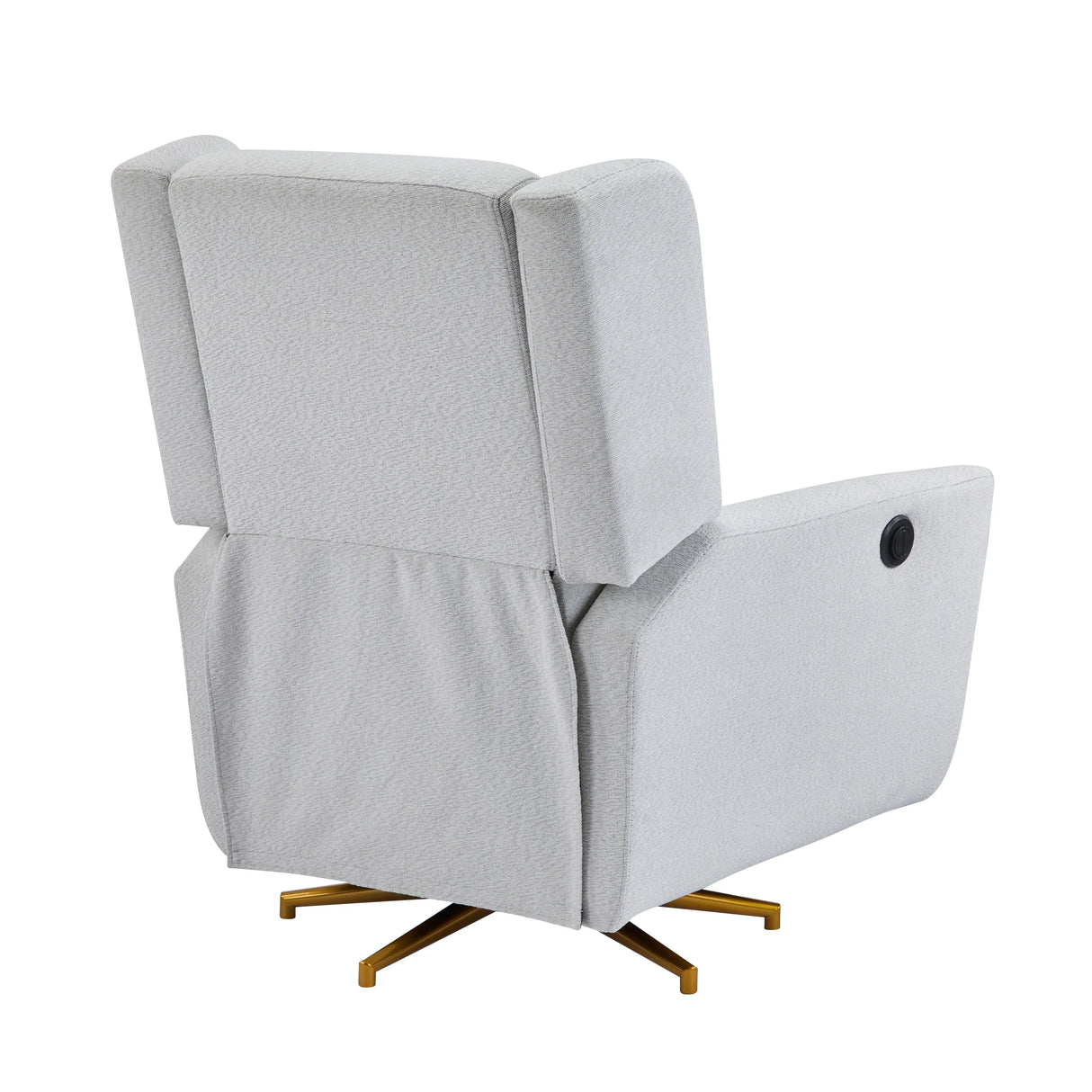 Power Upholstered 360-Degree Swivel Recliner Chair - Omega Lifestyles
