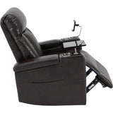 Electric Power Recliner Chair With Storage Cupholders Tray - Omega Lifestyles