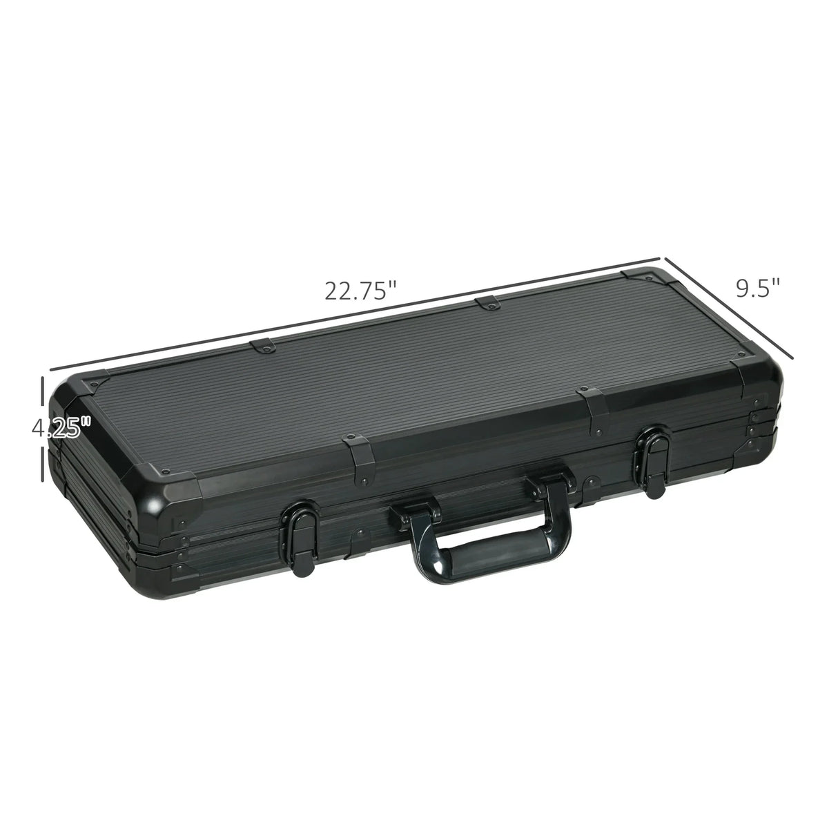 Casino-Quality Clay Poker Chip Set With Aluminum Case - Omega Lifestyles