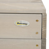 Wooden Kids Sandbox With Adjustable Canopy Cover - Omega Lifestyles