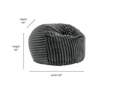 Memory Foam Poly Support 40-Inch Lounger - Omega Lifestyles