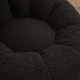 Plush High-Density Foam Teddy Fabric Bean Bag Chair - Omega Lifestyles
