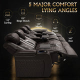 Ultra-Plush Top-Grain Nappa Genuine Leather Massage Chair - Omega Lifestyles