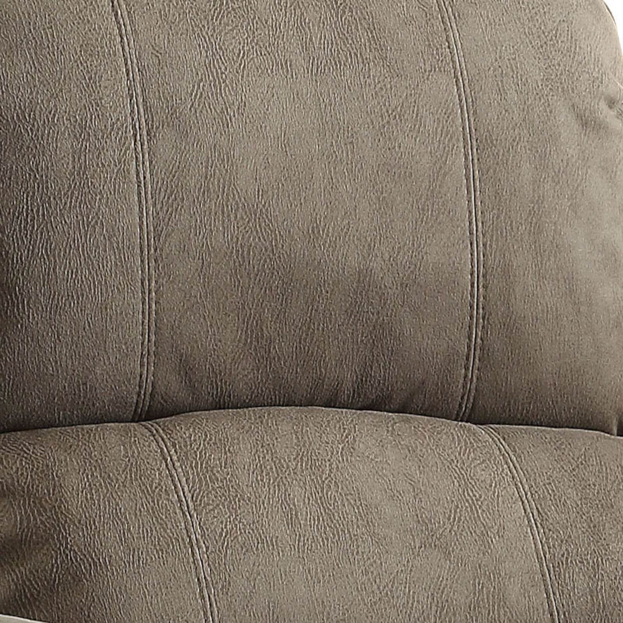 Grey Microfiber Memory Foam Manual Recliner Chair - Omega Lifestyles