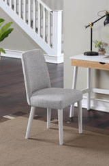 Taylor Solid Wood Gray Fabric Task Chair