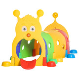 Colorful Kids Caterpillar Tunnel Play Structure Toy - Omega Lifestyles