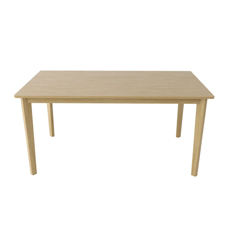 Solid Wood Natural Finish Dining Table And Chair Set - Omega Lifestyles