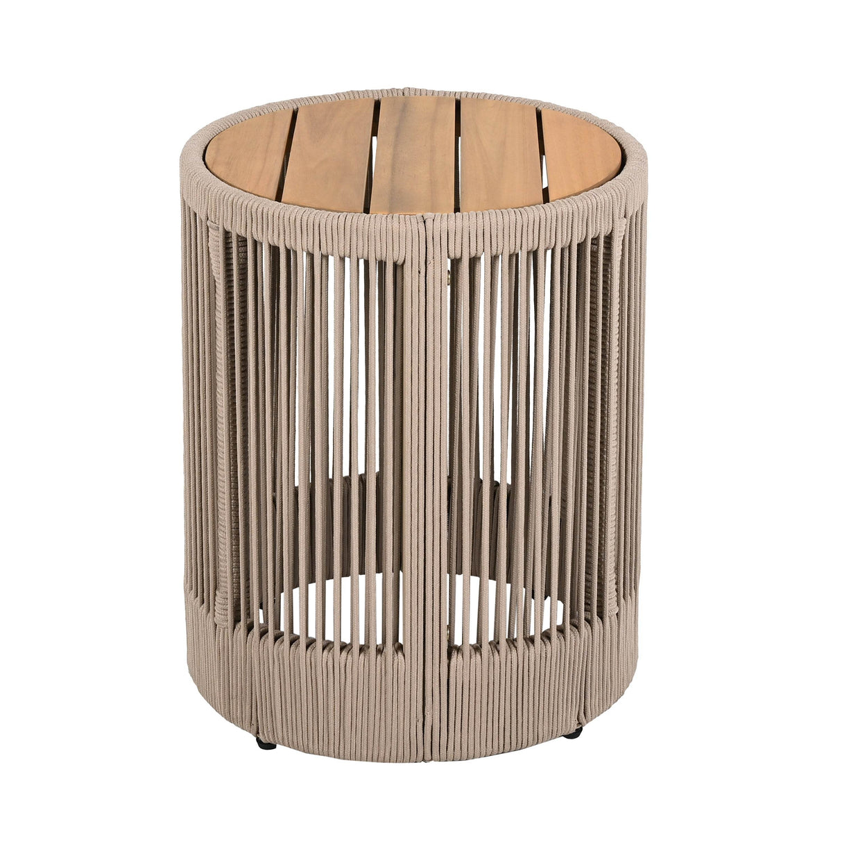Rustic Acacia Wood Coffee Table And Side Table Set - Sleep Galleria