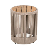 Rustic Acacia Wood Coffee Table And Side Table Set - Sleep Galleria